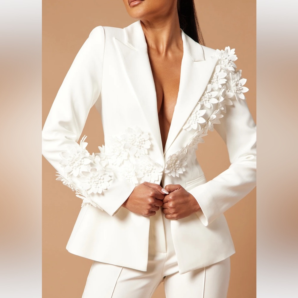 Floral Pants Suit